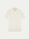 Heritage Ribbed Cashwool Polo Beige